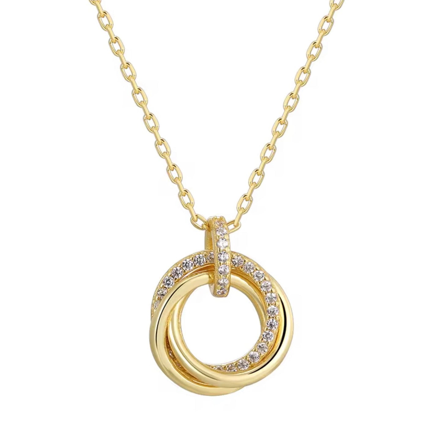 Pavé Circle Necklace