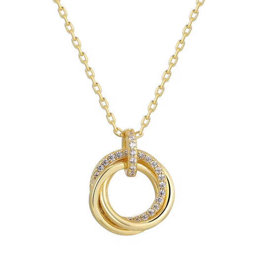 Pavé Circle Necklace