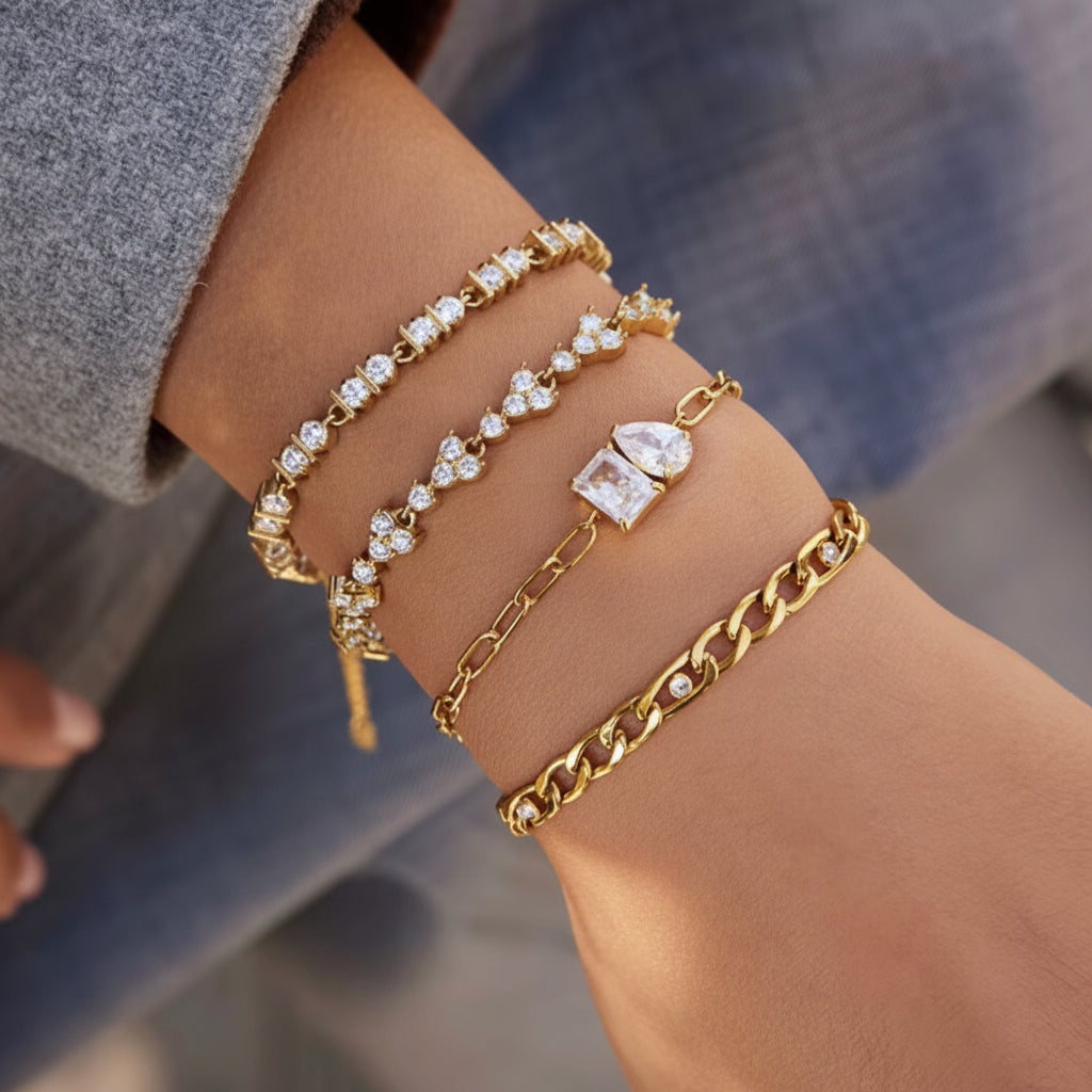 Tri Stone Bracelet