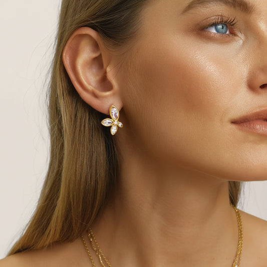 Crystal Bloom Earrings