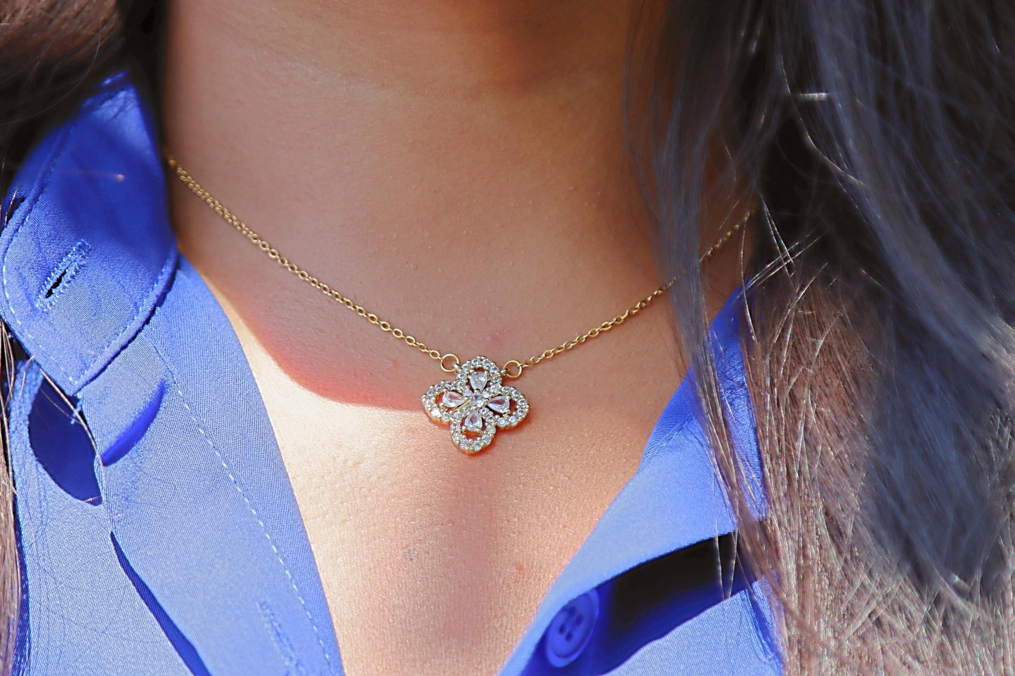 Blossom Necklace 18K Gold Plated Stainless steel